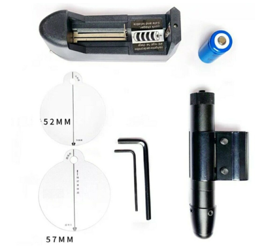 Red laser cue alignment trainer kit